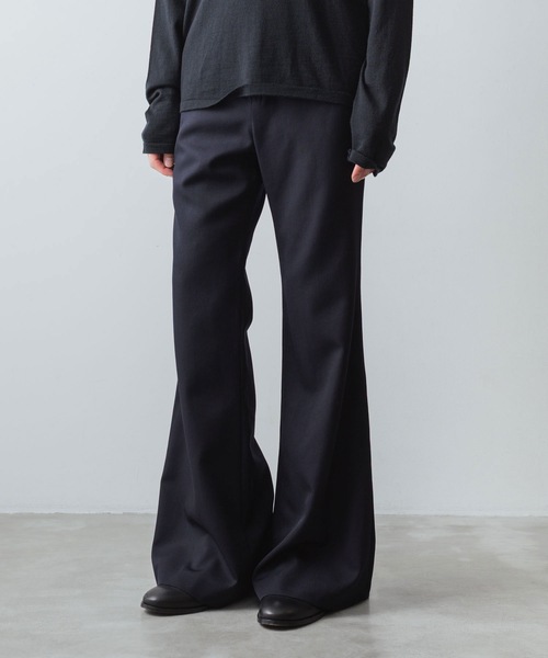 スラックス CLASSIC WOOL FLAIR PANTS メンズの画像