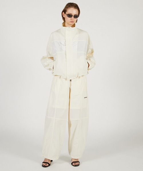 パンツ 「Pre-Order」ライトタフタトラックパンツ / Light Taffeta Track Pants レディースの画像