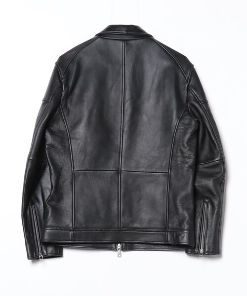 「RATTLE TRAP」 レザーブルゾン LL ブラック メンズ_画像2