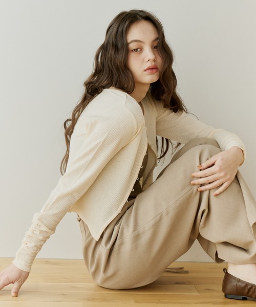 新品　OLUN 　sheer cardigan/シアーカーディガン OLUN カーディガン sheer cardigan/シアーカーディガン レディース