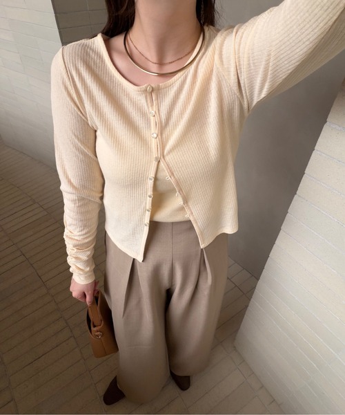 OLUN カーディガン sheer cardigan/シアーカーディガン レディース