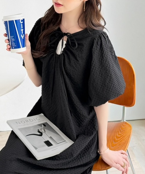 classicalelf（クラシカルエルフ） ワンピース 夏 半袖 楽に着られて