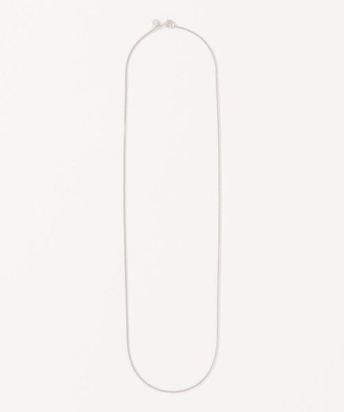 ネックレス 「TOMWOOD(トムウッド)」Curb Chain Slim シルバーネックレス 24.5inch ユニセックス レディース メンズの画像