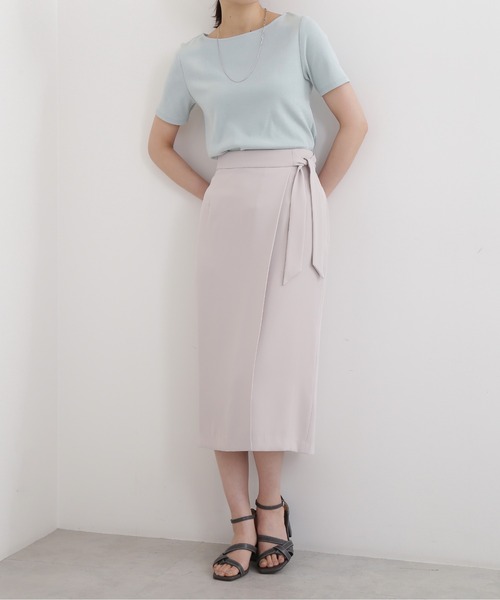 ナチュラルビューティーベーシック ティアードプリーツスカート ホワイト ティアードプリーツスカート | N. Natural Beauty Basic*（エヌ