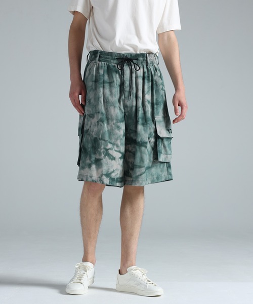 Y-3 シルク風　カーゴパンツ Y-3 カーゴパンツ NYLON WIRED 3 STRIPES CARGO PANTS メンズ