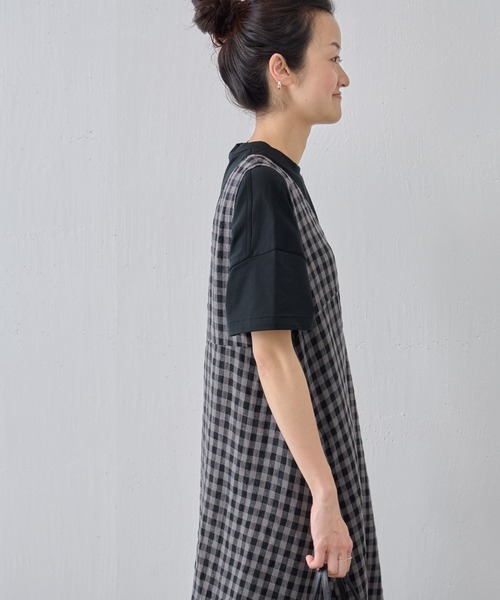 「BEARDSLEY」 ノースリーブワンピース S グレー レディースの画像