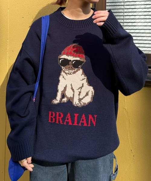 「CIAOPANIC TYPY」 長袖ニット MEDIUM グレー メンズ_画像3