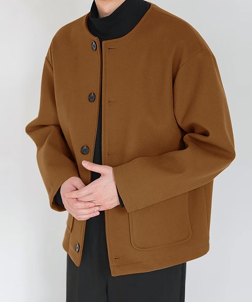 「JOHNNY WOLF」 カーディガン L ブラウン メンズ_画像4