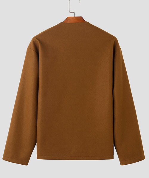 「JOHNNY WOLF」 カーディガン L ブラウン メンズ_画像6