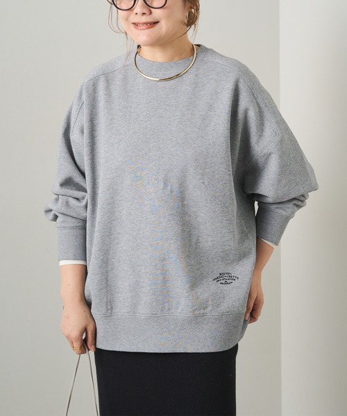 pual ce cin トレーナー スウェット ロゴ刺繍チュニックスウェット