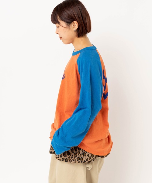 RNA（アールエヌエー） tシャツ M2638 FLAME GHOSTラグランロンT