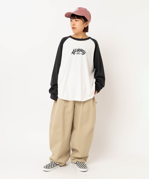 RNA（アールエヌエー） tシャツ M2638 FLAME GHOSTラグランロンT
