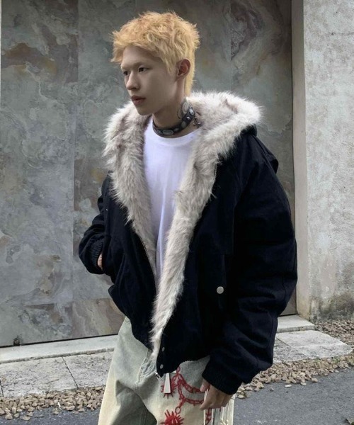 「FreeZone」 ブルゾン F ブラック メンズ_画像3