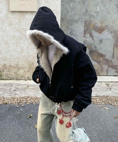 「FreeZone」 ブルゾン F ブラック メンズ_画像5