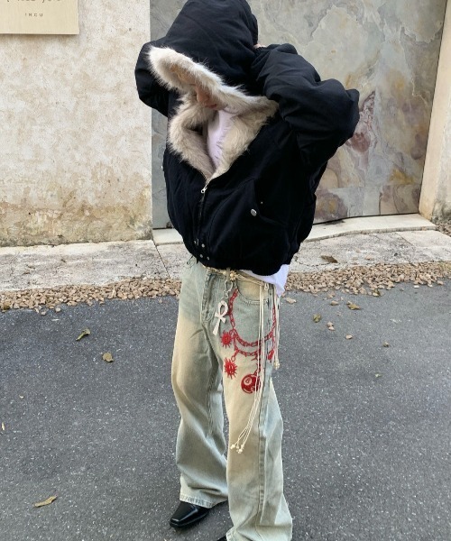 「FreeZone」 ブルゾン F ブラック メンズ_画像6