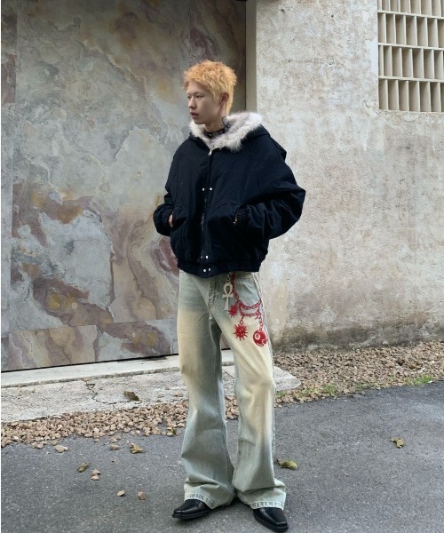 「FreeZone」 ブルゾン F ブラック メンズ_画像8