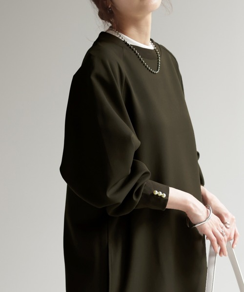 「HUG.U」 長袖ワンピース FREE ブラック レディース_画像2