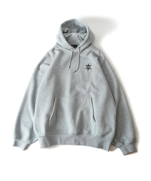 「Subciety」 プルオーバーパーカー LARGE ブラウン メンズの画像