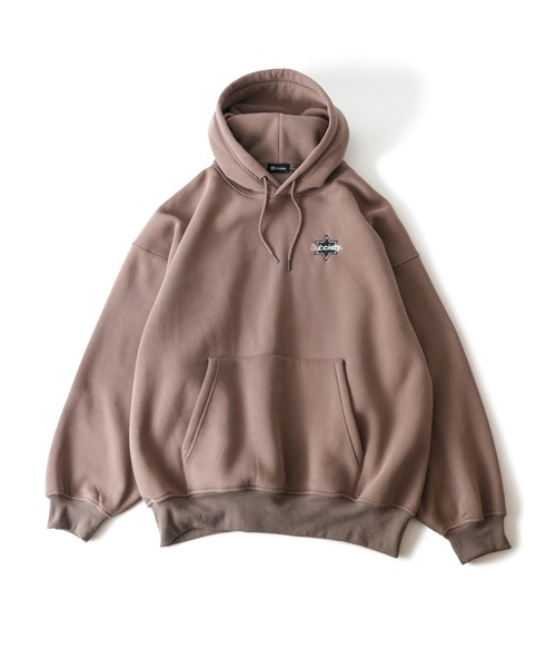 「Subciety」 プルオーバーパーカー LARGE ブラウン メンズの画像