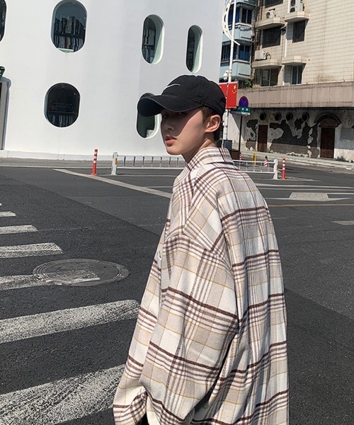 「Ressaca」 長袖ネルシャツ X-LARGE ベージュ メンズ_画像2