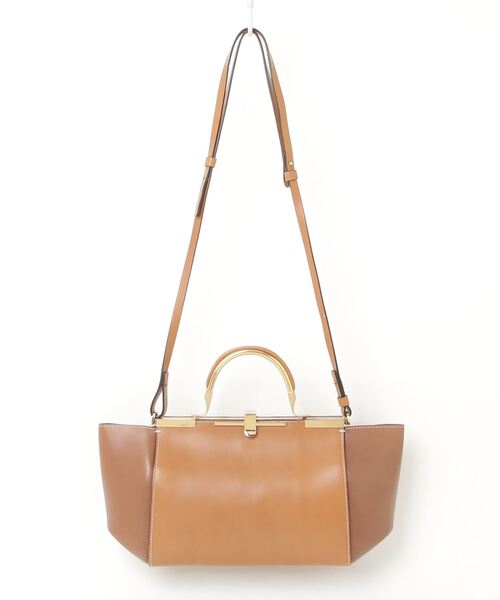 「Zanchetti」 2WAYバッグ - ブラウン レディース