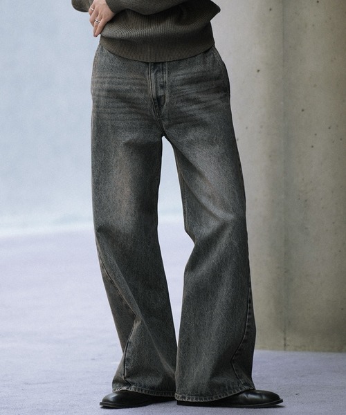 「WYM LIDNM」 デニムパンツ X-SMALL ブルー メンズ_画像3