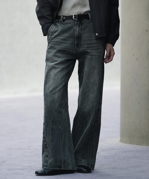 「WYM LIDNM」 デニムパンツ X-SMALL ブルー メンズ_画像6