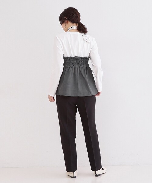 OPAQUE.CLIP（オペークドットクリップ） tシャツ ビスチェドッキング 