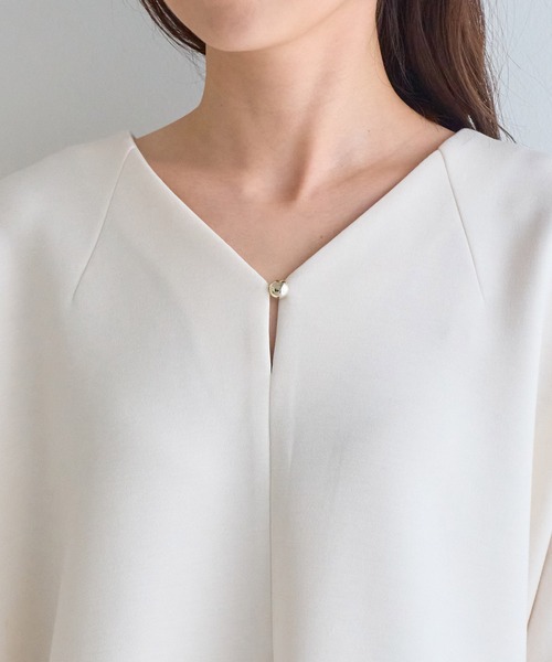 「VIS」 長袖カットソー FREE キナリ レディース_画像3