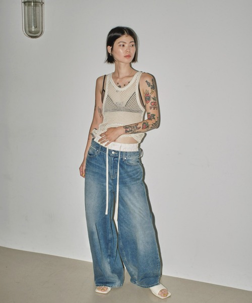 「TODAYFUL」 デニムパンツ 26inch ブルー系その他 レディースの画像