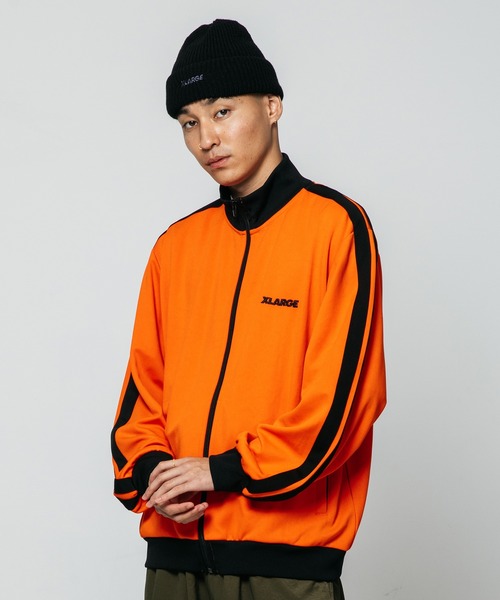 XLARGE（エクストラ ラージ） ジャージブルゾン M オレンジ メンズ 