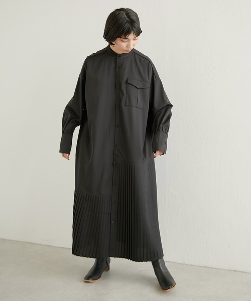 「ear PAPILLONNER」 「sumi style」長袖ワンピース FREE ブルー レディース_画像2