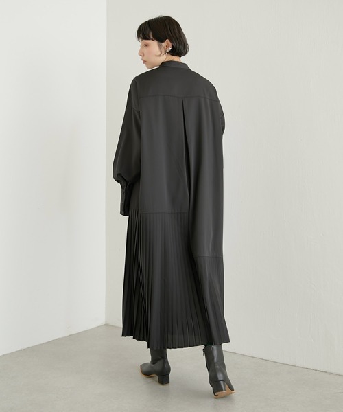 「ear PAPILLONNER」 「sumi style」長袖ワンピース FREE ブルー レディース_画像5