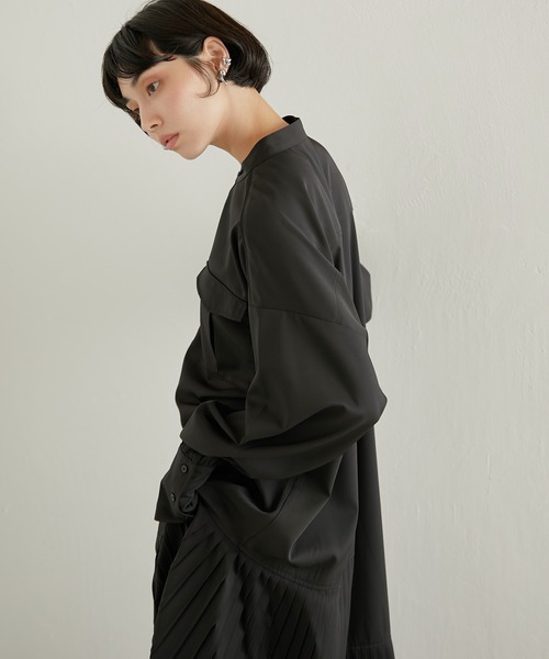 「ear PAPILLONNER」 「sumi style」長袖ワンピース FREE ブルー レディース_画像6