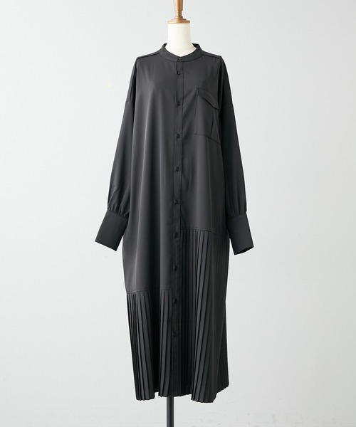 「ear PAPILLONNER」 「sumi style」長袖ワンピース FREE ブルー レディース_画像8