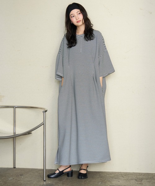 【新品】在庫1点！本日限定80%オフ！MONCLER&HYKEコラボワンピース forksy.（フォルクシー） ワンピース 夏 半袖 「forksy.」「エブリデイ