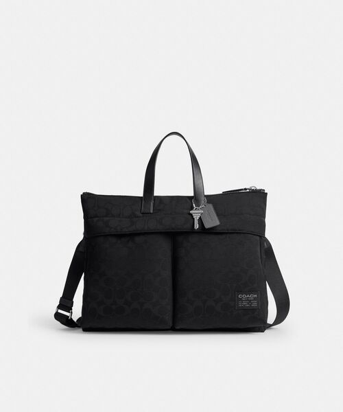 COACH（コーチ） トートバッグ ルカ ブリーフ・シグネチャー ナイロン