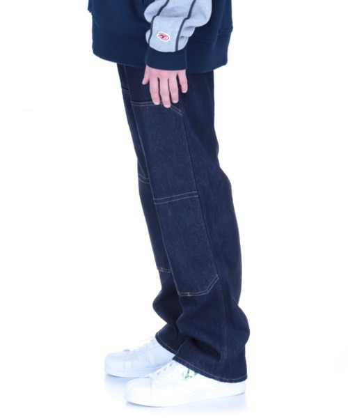 「A BATHING APE」 デニムパンツ X-LARGE インディゴブルー メンズの画像
