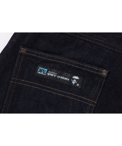 「A BATHING APE」 デニムパンツ X-LARGE インディゴブルー メンズの画像