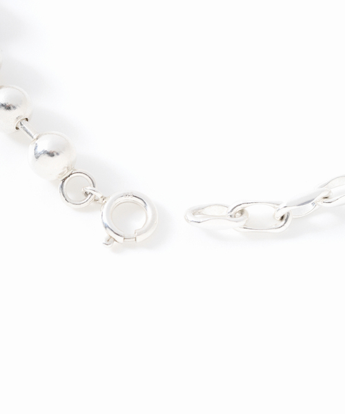 ブレスレット 「SAMH by LILAS」ボールチェーン17cmブレスレット SV レディースの画像