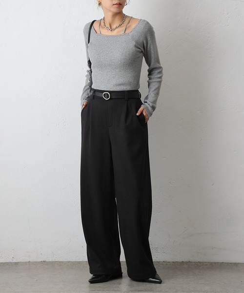 「COLONY 2139」 パンツ SMALL チャコールグレー レディース_画像2