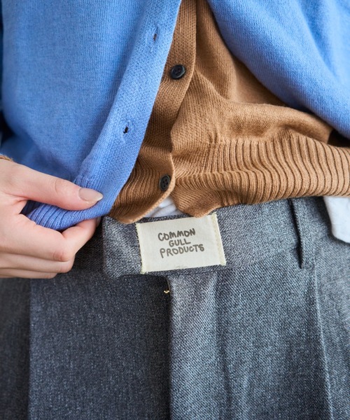 common gull products. スラックス SMALL ネイビー レディース 