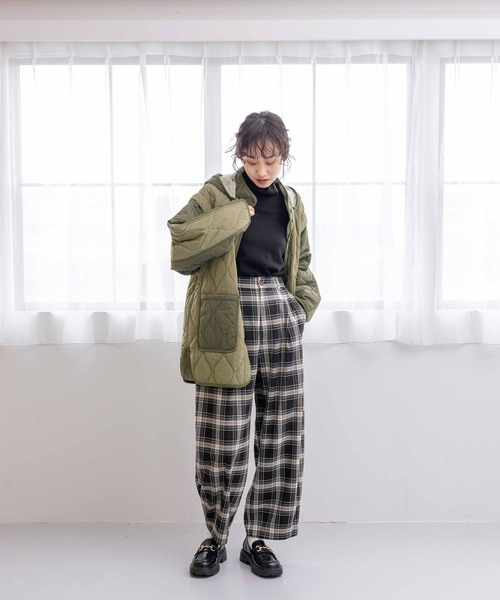 「niko and...」 チノパンツ LARGE サックスブルー レディース_画像6