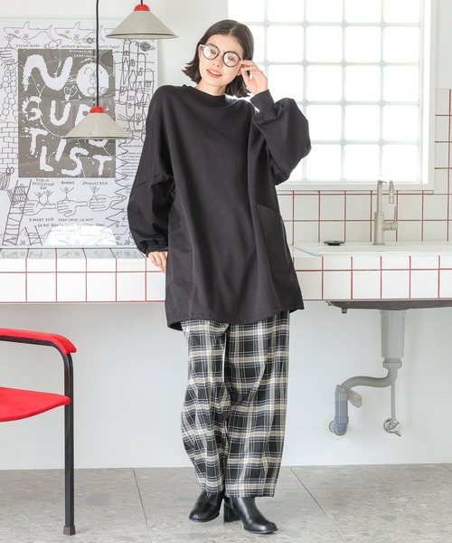 「niko and...」 チノパンツ LARGE サックスブルー レディース_画像9
