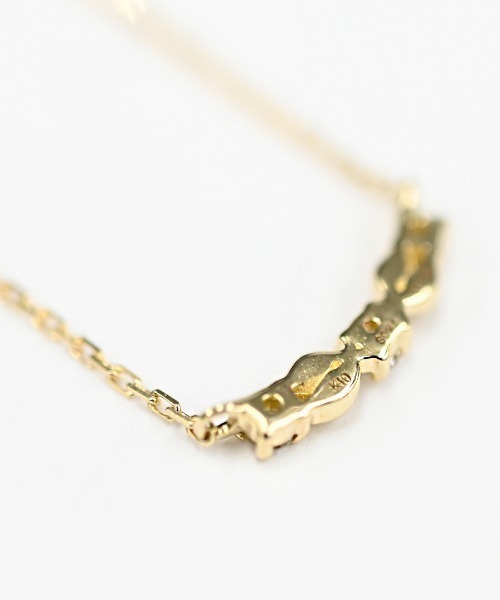 ネックレス K10YG ダイヤモンドPetite Garlandネックレス(1) レディース メンズの画像