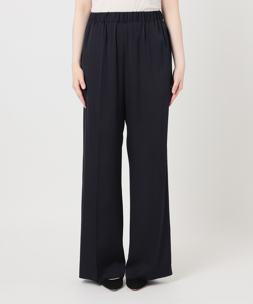 パンツ 追加 SILK SATIN イージーパンツ レディースの画像