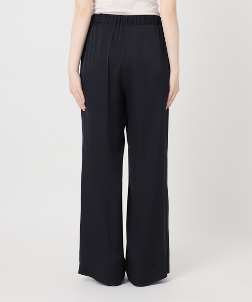 パンツ 追加 SILK SATIN イージーパンツ レディースの画像