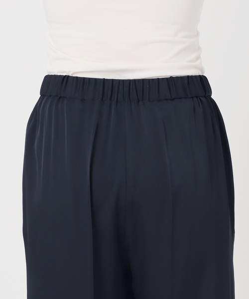 パンツ 追加 SILK SATIN イージーパンツ レディースの画像
