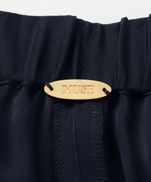 パンツ 追加 SILK SATIN イージーパンツ レディースの画像
