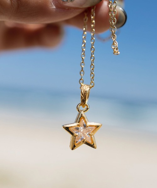 IRIEBEACH（アイリービーチ） アレルギー対応 ネックレス star CZ